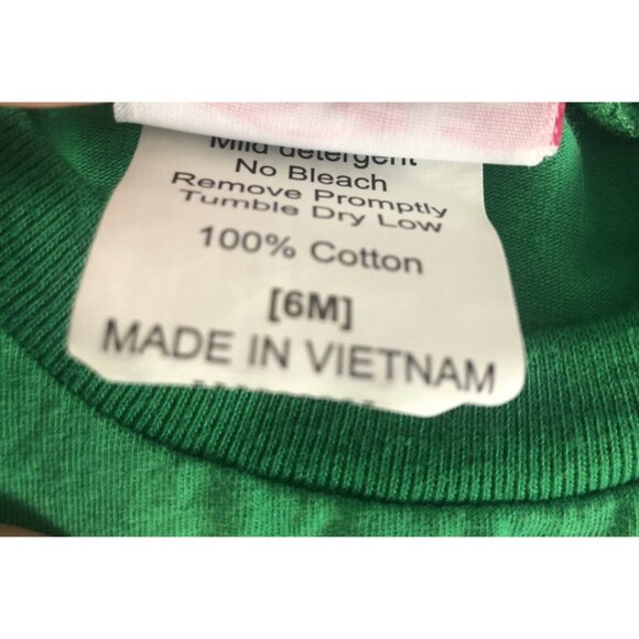 Green Santa 6M Romper Natalie Grant - Picture 6 of 6